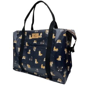 Waterproof Shiba Extra Large Travel Tote Luggage Weekender Duffel Trolley Sleeve
